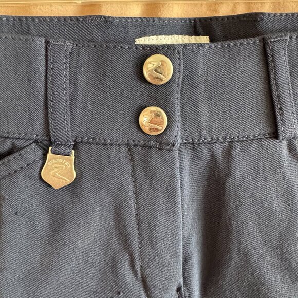 Horze Grand Prix Riding Breeches Blue Extend CKP Lds Ladies Sz 36R NWT equestria - Picture 5 of 14